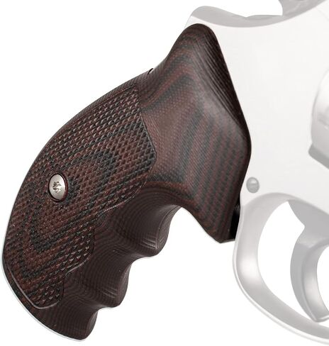 VZ Grips Smith & Wesson K/L-Frame Tactical Diamond Round Bottom Gun Grip, Superior Comfort, Superior Control, Made in The USA, 2 Panels in Saudi Arabia
