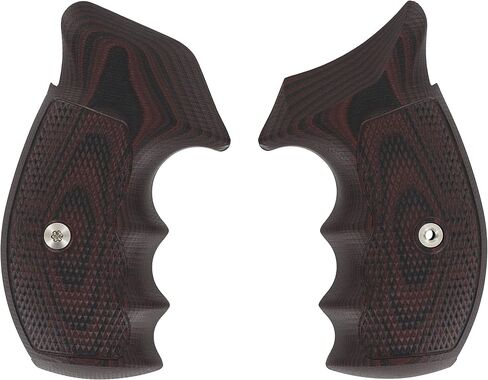 VZ Grips Smith & Wesson K/L-Frame Tactical Diamond Round Bottom Gun Grip, Superior Comfort, Superior Control, Made in The USA, 2 Panels in Saudi Arabia