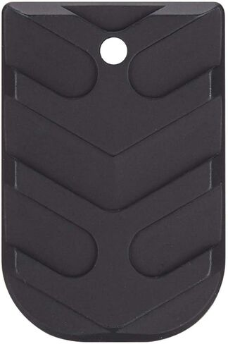 NDZ Performance Magazine Base Plate for Glock 19 17 22 23 27 34 45 Gen 5 in 9mm, .40, Textured Anodized Aluminum with Aspis Cut, Made in The USA - Choose Plate Color in Kuwait