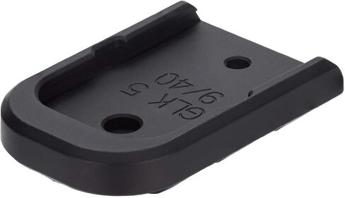 NDZ Performance Magazine Base Plate for Glock 19 17 22 23 27 34 45 Gen 5 in 9mm, .40, Textured Anodized Aluminum with Aspis Cut, Made in The USA - Choose Plate Color in Kuwait