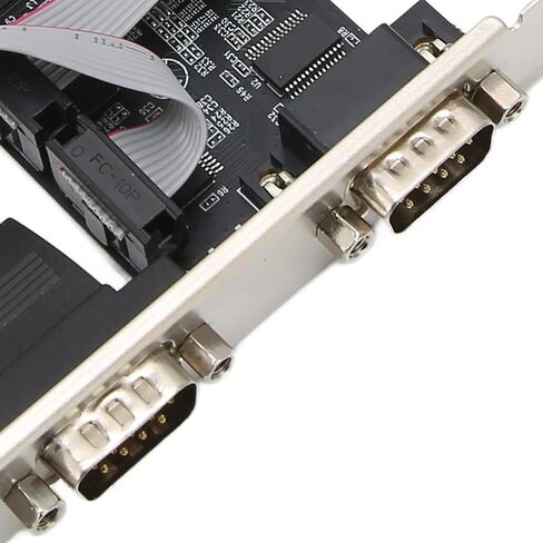 بطاقة توسيع BAFOVY PCIe 4 منافذ RS232 محول تسلسلي مع مجموعة شرائح AX99100 للأنظمة، بطاقة PCI Express X1 إلى 4 منافذ تسلسلية من الدرجة الصناعية للحصول على البيانات محطات نقاط البيع in Kuwait