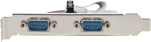 بطاقة محول تمديد Drfeify Dual Serial DB9 RS232 RS-232 PCI لأجهزة الكمبيوتر المكتبية، بطاقة PCI عالية السرعة بمنفذين RS232 لـ 2000/2003/، متوافقة مع RoHS، التوصيل والتشغيل لمحترفي الأعمال in Kuwait