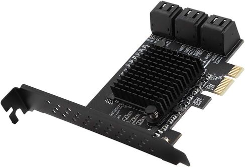 بطاقة محول Drfeify PCI Express بطاقة توسيع موثوقة ذات 6 منافذ لسرعات Gen 3i مع تحكم رئيسي لـ 88SE92xx+109X لـ WINXP / / / / in Kuwait
