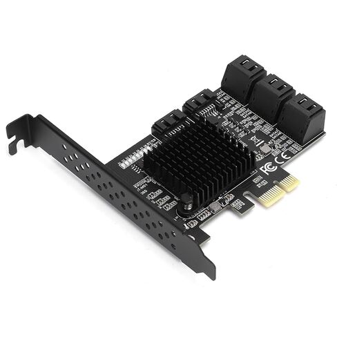 بطاقة توسيع CHICIRIS PCIE إلى 8 منافذ لنقل البيانات عالية السرعة، تناسب 7/810، ودعم محركات الأقراص SATA6G/3G، مع حاجز شبه عالي لمستخدمي سطح المكتب in Kuwait