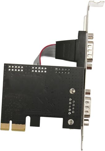بطاقة المنفذ التسلسلي CHICIRIS PCIe RS232 - بطاقة توسيع DB9 تسلسلية بمنفذين - وحدة تحكم مضيف PCI Express مثالية لأنظمة الأمان والأجهزة اللوجستية 1 in Kuwait