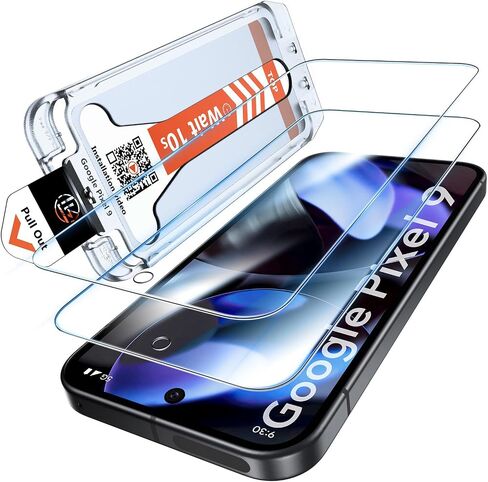 LK 2 Pack for Google Pixel 8 Screen Protector with 2 Pack Camera Lens Protector, HD Ultra-thin, 9H Hardness Tempered Glass Screen Protector for Pixel 8 [Fingerprint Compatible] Case Friendly in Saudi Arabia