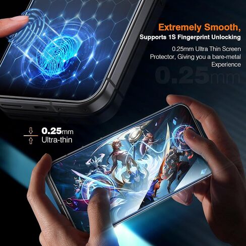 LK 2 Pack for Google Pixel 8 Screen Protector with 2 Pack Camera Lens Protector, HD Ultra-thin, 9H Hardness Tempered Glass Screen Protector for Pixel 8 [Fingerprint Compatible] Case Friendly in Saudi Arabia