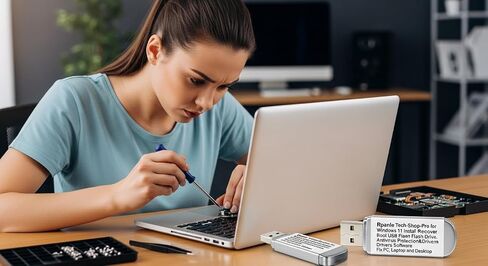 Rpanle Tech-Shop-pro USB for Windows 11 Install Recover Repair Restore Boot USB Flash Drive, 64 Bit Systems Home&Professional, Antivirus Protection&Drivers Software, Fix PC, Laptop and Desktop in Saudi Arabia