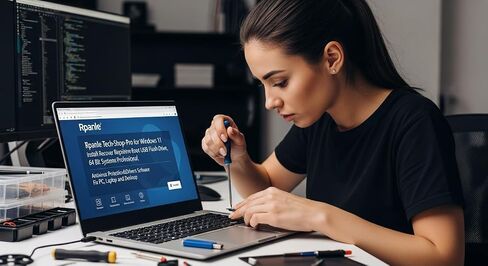 Rpanle Tech-Shop-pro USB for Windows 11 Install Recover Repair Restore Boot USB Flash Drive, 64 Bit Systems Home&Professional, Antivirus Protection&Drivers Software, Fix PC, Laptop and Desktop in Saudi Arabia