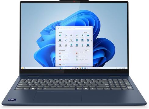 2025 Lenovo IdeaPad 5 2-in-1 16IAL10 كمبيوتر محمول شخصي - شاشة لمس 16 بوصة 1920x1200 - 12 نواة Intel Ultra 7 255U - 16 جيجابايت DDR5 SDRAM 1 تيرابايت SSD - Intel Graphics - Wi-Fi 6 - لوحة مفاتيح رقمية - W11H - أزرق كوزميك in Saudi Arabia