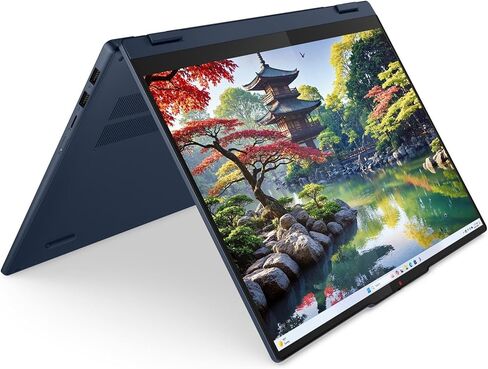 2025 Lenovo IdeaPad 5 2-in-1 16IAL10 كمبيوتر محمول شخصي - شاشة لمس 16 بوصة 1920x1200 - 12 نواة Intel Ultra 7 255U - 16 جيجابايت DDR5 SDRAM 1 تيرابايت SSD - Intel Graphics - Wi-Fi 6 - لوحة مفاتيح رقمية - W11H - أزرق كوزميك in Saudi Arabia