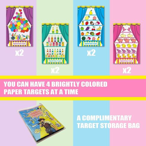 Highwild 8 Pack Creative Fun Shooting Targets - 23X35 Inch, 4 Unique Whimsical Designs in Saudi Arabia