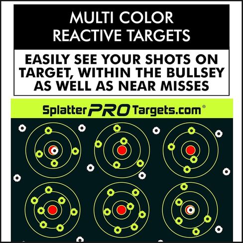 12 × 18 أهداف ترشيش. انفجرت الطلقات مع بقع ساطعة عند الاصطدام. شاهد لقطاتك على الفور. أهداف رد الفعل بالكامل. in Kuwait