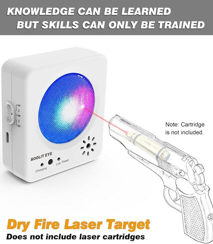 Laser Training Target, Dry Fire Target Safely Dry Fire Practice Steel Plate Sound and Immediate Flash Feedback in Saudi Arabia