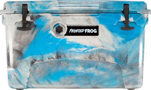 Frosted Frog 45 Camo Quart Ice Chest Heavy Duty High Performance Roto-Molded Commercial Grade Insulated Cooler in Saudi Arabia