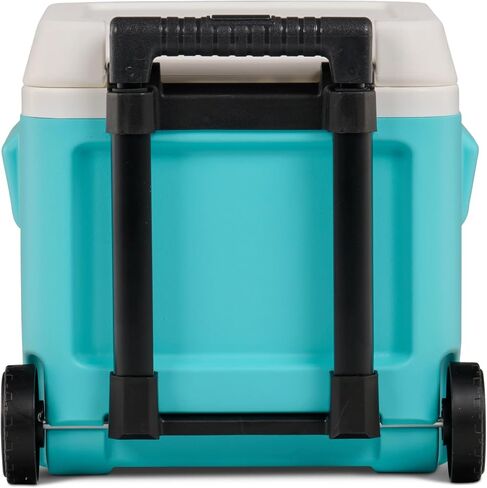 Igloos Cooler Hard-Sided Ice Chest, Portable Insulated Cooler with Wheels, Telescoping Handle, Cool Riser Tech, Leak-Resistant in Saudi Arabia