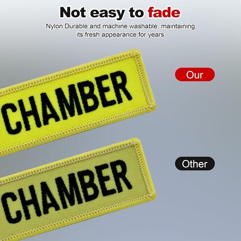 Chamber Flag, Safety Flag for Rifle, Handguns, Shotgun, Pistol, 6 Orange Chamber Flags with 6 Bright Orange Tags, Universal Compatibility Empty Chamber Indicators, Empty Chamber in Saudi Arabia