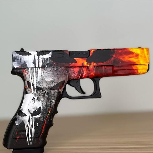 غلاف مسدس من الفينيل شديد التحمل من GOLD HOOK Pistol مع لمسة نهائية غير لامعة مقاومة للماء وغير عاكسة - صنع في الولايات المتحدة الأمريكية in Saudi Arabia