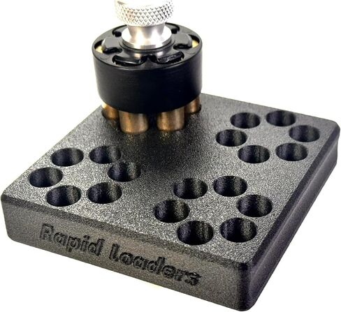 Rapid Revolver Loading Block 6-Shot Compatible with HKS Speedloaders– Fits HKS 586-A, DS-A, 10-A, MK3-A, PY-A – Block for Faster Reloads(Does Not Fit 27-A Loader NOT Included) in Saudi Arabia
