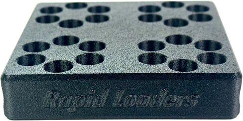 Rapid Revolver Loading Block 6-Shot Compatible with HKS Speedloaders– Fits HKS 586-A, DS-A, 10-A, MK3-A, PY-A – Block for Faster Reloads(Does Not Fit 27-A Loader NOT Included) in Saudi Arabia