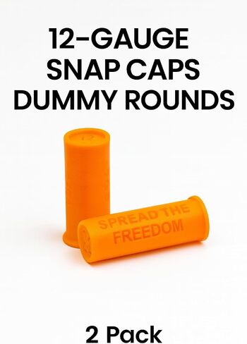 12-Gauge Dummy Rounds – Durable & Reusable Snap Caps for Safe Dry Practice in Saudi Arabia