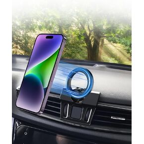 PZK حامل هاتف السيارة لنيسان روغ 2014-2017 2018 2019 2020 ملحقات حامل هاتف السيارة بفتحة تهوية مخصصة متوافق مع حاملات الهاتف الخلوي التي تدور 360 درجة بدون استخدام اليدين من Magsafe in Kuwait