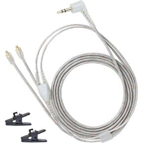 Replacement Detachable Earphone Cable Compatible with Shure SE215, SE315, SE425, SE535, SE846, MMCX 3.5mm Connector Headphone Extension Cable, 64-inches in Saudi Arabia