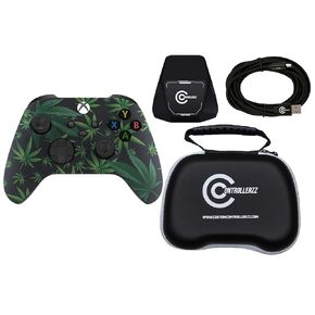 Custom Controllerzz Controller Bundle – Includes Custom Wireless Controller for Xbox Series X/S, Xbox One, PC & Braided USB-C Cable, Controller Stand, & Universal Protective Case in Kuwait