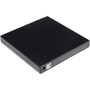 NUOBESTY USB 2.0 External DVD Drive CD Burner for Laptop Ultra Slim Portable CD Reader Rewriter Compatible Desktop and Laptop (Black) in Kuwait