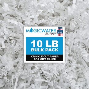 MagicWater Supply - 4 oz - Teal - Crinkle Cut Paper Shred Filler great for Gift Wrapping, Basket Filling, Birthdays, Weddings, Anniversaries, Valentines Day, and other occasions in Saudi Arabia