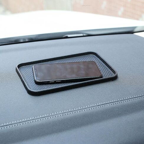 Silicone Dashboard Anti Slip Mat, Car Phone Holder Pad Tray for Keys and Change, Anti Skid Mobile Phone Tray in Saudi Arabia