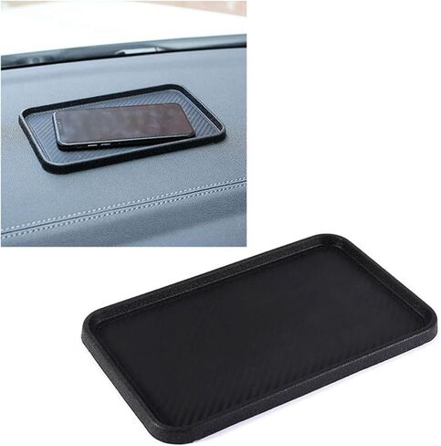Silicone Dashboard Anti Slip Mat, Car Phone Holder Pad Tray for Keys and Change, Anti Skid Mobile Phone Tray in Saudi Arabia