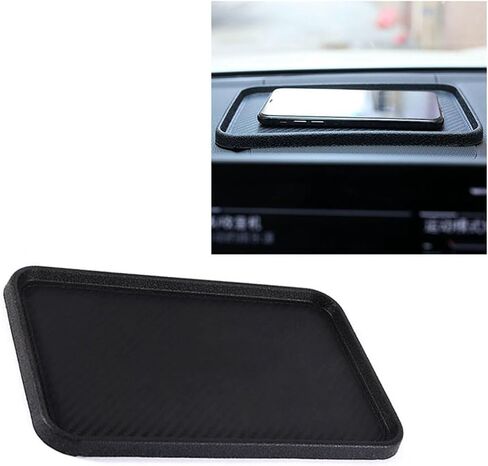 Silicone Dashboard Anti Slip Mat, Car Phone Holder Pad Tray for Keys and Change, Anti Skid Mobile Phone Tray in Saudi Arabia