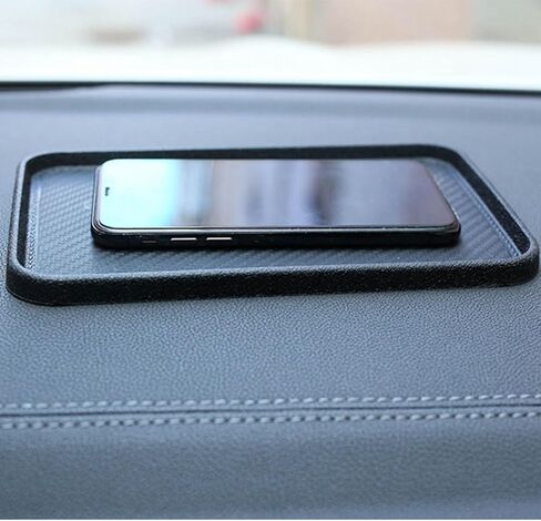 Silicone Dashboard Anti Slip Mat, Car Phone Holder Pad Tray for Keys and Change, Anti Skid Mobile Phone Tray in Saudi Arabia