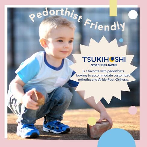 Tsukihoshi 3570 حذاء شباب الحذاء القابل للآلات القابلة للانسداد مع صندوق إصبع القدم الواسع ونعل خارجي مقاوم للانزلاق ، غير علامات ، أسود/لايم-طفلان صغيران (4-8 سنوات) in Kuwait