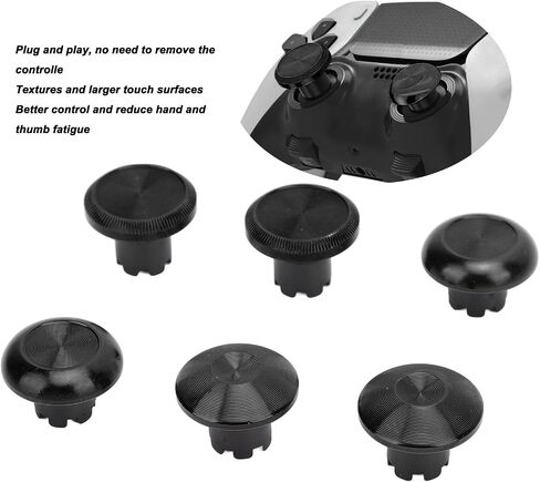 عصا التحكم المعدنية لـ Edge، لـ Pro Elite، لـ Pro، لـ Xboxone، لـ XboxSeries، عصا التحكم Thumbstick (فضي) in Saudi Arabia