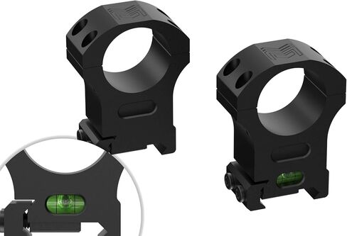 Monstrum Precision Picatinny Scope Rings with Integrated Level Bubble | 1 inch Diameter in Saudi Arabia