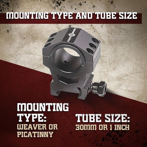 Sightmark Mounting Rings - Picatinny Rings in Saudi Arabia