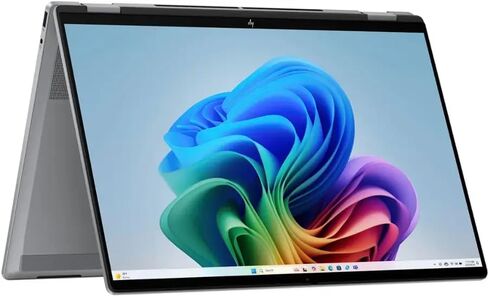 HP OmniBook X FILP Copilot+ PC 16 بوصة 2K Touch 2-in-1 Touchs لاب توب، AMD Ryzen AI 5 340، ذاكرة الوصول العشوائي DDR5 سعة 16 جيجابايت، 512 جيجابايت SSD، لوحة مفاتيح بإضاءة خلفية، Copilot+ PC، Windows 11 Home، فضي Meteor، 16-ar0013dx in Saudi Arabia
