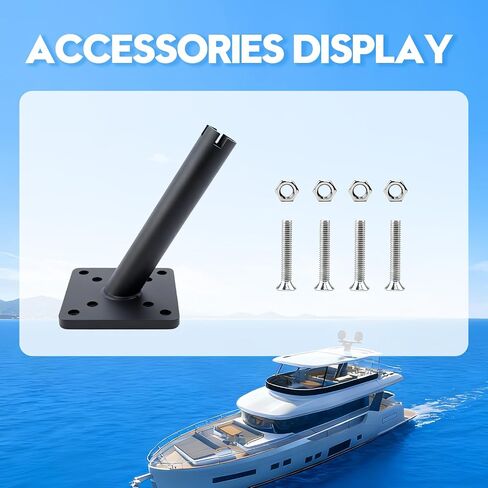 Downrigger Mounts for Boats, Heavy Duty Alloy Steel Downrigger Gimbal Mount for Cannon 9" in Saudi Arabia