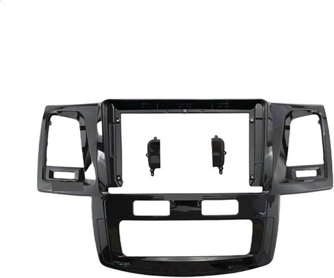 Radio Frame 9 Inch Car Frame Fascia Adapter Fit for Toyota Fortuner Hilux 2005/2007-2014 Android Radio Fitting Panel Kit Convenient and Practical(Only) in Saudi Arabia
