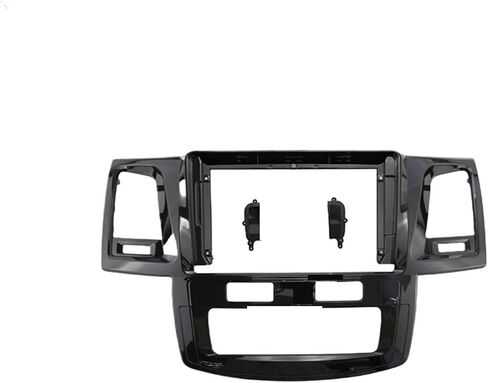 Radio Frame 9 Inch Car Frame Fascia Adapter Fit for Toyota Fortuner Hilux 2005/2007-2014 Android Radio Fitting Panel Kit Convenient and Practical(Only) in Saudi Arabia