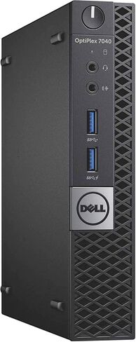 Dell Optiplex 7040 Micro Form Factor Desktop, Intel Core i5 6500T 2.5Ghz, 16GB DDR4, 256GB NVMe SSD, Wi-Fi, HDMI, Windows 11 Pro (Renewed) in Saudi Arabia
