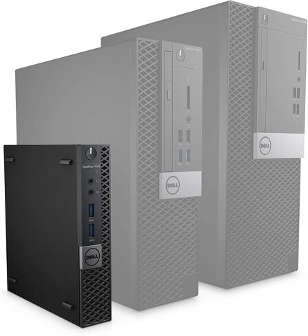 Dell Optiplex 7040 Micro Form Factor Desktop, Intel Core i5 6500T 2.5Ghz, 16GB DDR4, 256GB NVMe SSD, Wi-Fi, HDMI, Windows 11 Pro (Renewed) in Saudi Arabia