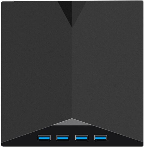 محرك أقراص ضوئي خارجي نحيف تيار مستمر 5 فولت مع USB 3.0 و3 منافذ USB 2.0 يدعم بطاقة TF SD وقارئ أقراص CD DVD VCD SVCD in Kuwait
