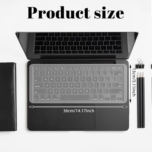 Universal Keyboard Protector Cover Skin for Laptop Notebook 15" 15.6" 16" Anti Dust Waterproof Keyboard Covers (13.7" x 5") in Saudi Arabia