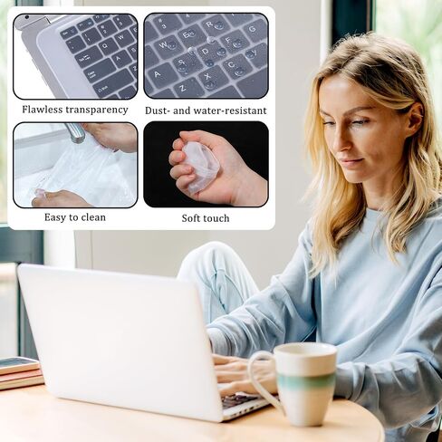 Universal Keyboard Protector Cover Skin for Laptop Notebook 15" 15.6" 16" Anti Dust Waterproof Keyboard Covers (13.7" x 5") in Saudi Arabia