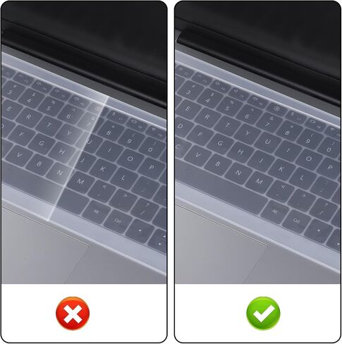 Universal Keyboard Protector Cover Skin for Laptop Notebook 15" 15.6" 16" Anti Dust Waterproof Keyboard Covers (13.7" x 5") in Saudi Arabia