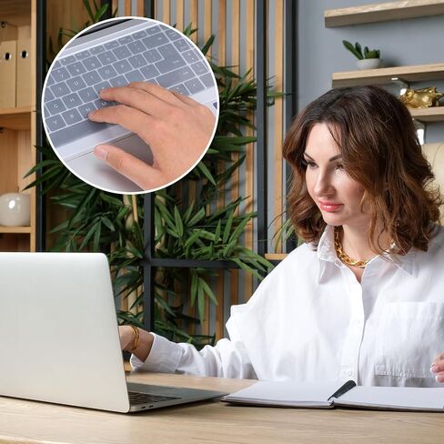 Universal Keyboard Protector Cover Skin for Laptop Notebook 15" 15.6" 16" Anti Dust Waterproof Keyboard Covers (13.7" x 5") in Saudi Arabia
