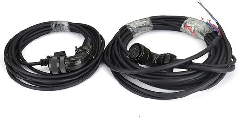Servo Motor Power Cable ASD-CAPW1203 ASD-CAPW1205 Encoder Cable ASD-CAEN1003 ASD-CAEN1005 for AB A2 Serial(20M) in Saudi Arabia